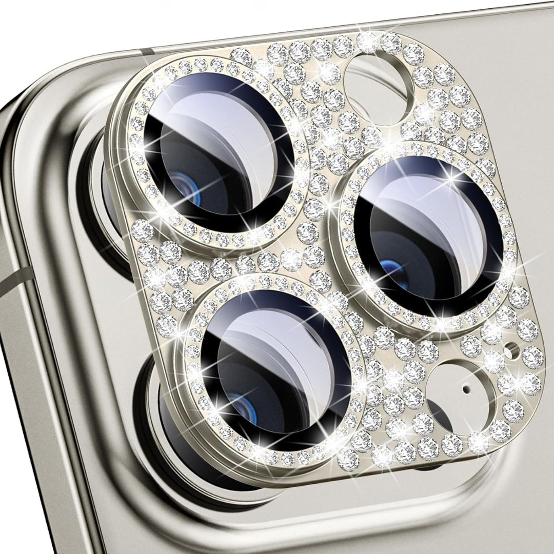 Diamond lens with crystal case
