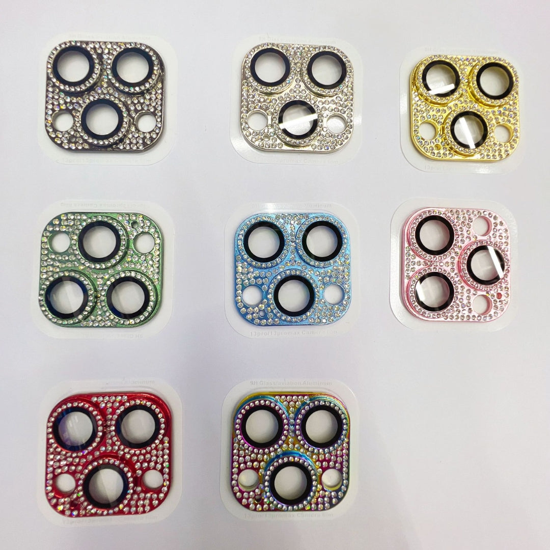 Diamond lens with crystal case