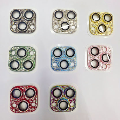 Diamond lens with crystal case