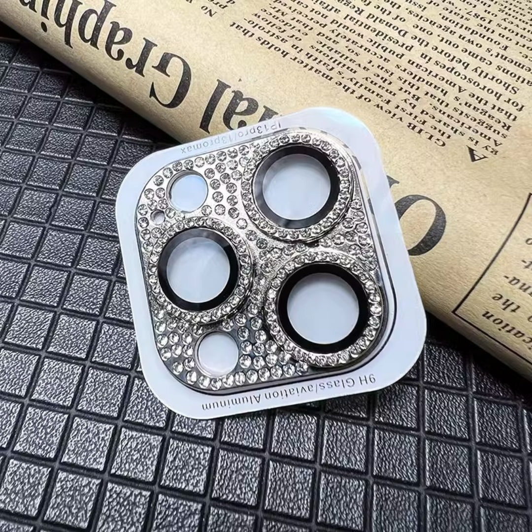 Diamond lens with crystal case