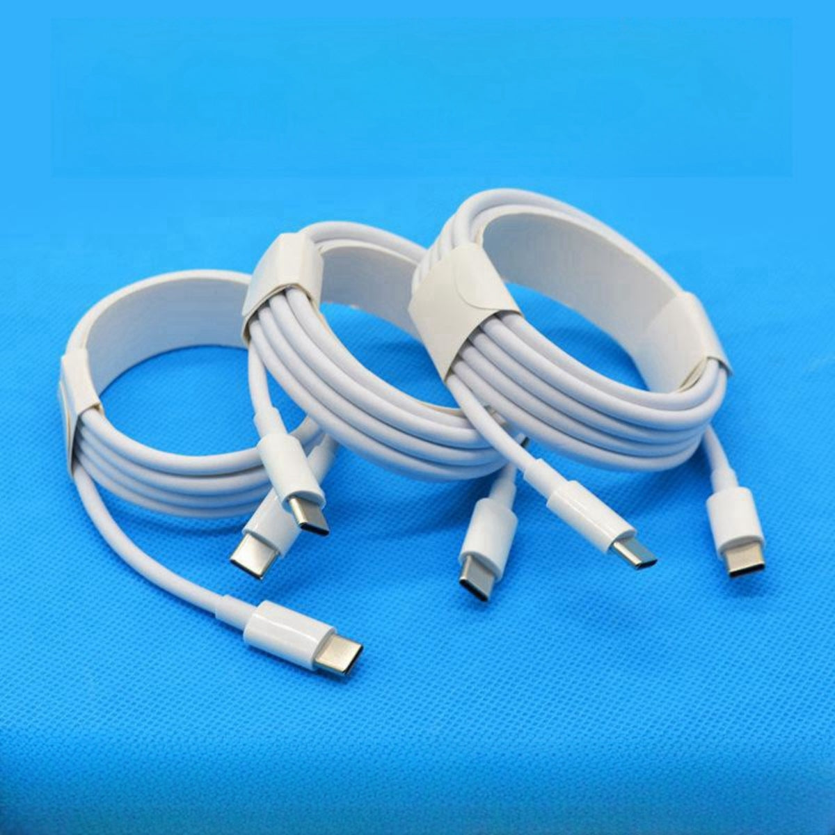 240W USB C Data Cable Power Delivery White TPE Mobile Phone Cable 5A Fast Charging Function