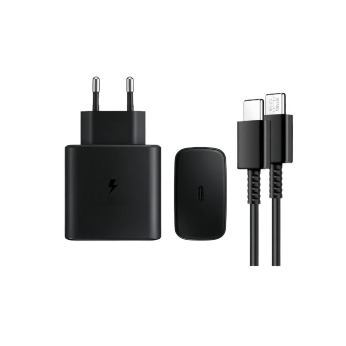PD 45W USB C Ultra Fast Wall Charger 5A Dual Type-C Fast Charging Cable for Samsung Galaxy S23 S24 S25 Ultra Fold5