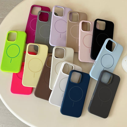 In Stock Silicon Magnetic Mobile Phone case for iPhone 17 case High Quality Colorful Phone case for iPhone 16 15 14 13 12 Pro