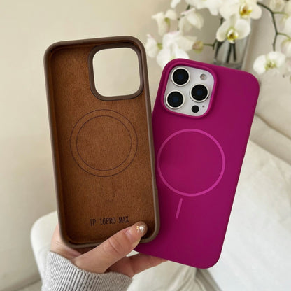 In Stock Silicon Magnetic Mobile Phone case for iPhone 17 case High Quality Colorful Phone case for iPhone 16 15 14 13 12 Pro