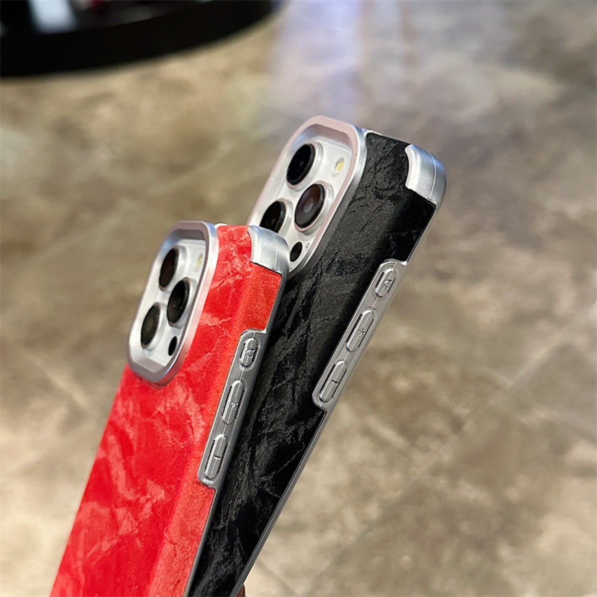 Luxury Mobile Phone Cases for iPhone 16 15 14 Electroplated Matte Marble Texture Case Phone for iPhone case