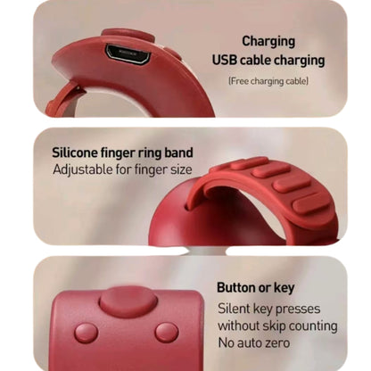 Big Display Hand Tasbih Tally Digital Counter for Muslims Tasbeeh Zikr Ring