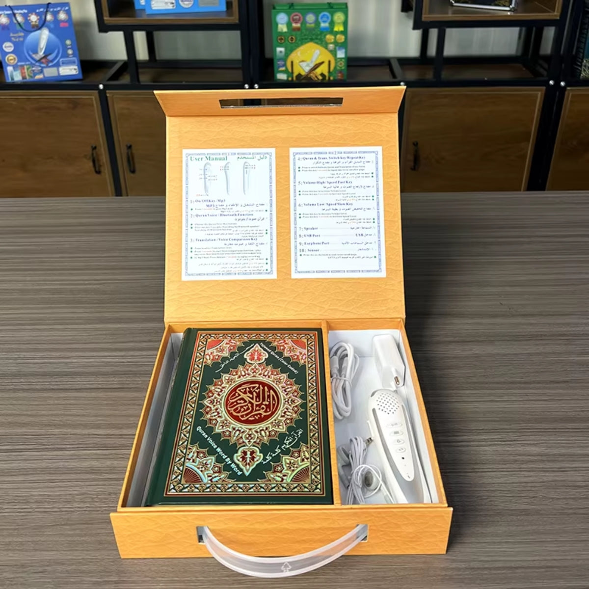 The Latest Mold Design Quran Card Reader Price Quran Reading Pen Price Smart BT Connection Quran Book with Pen