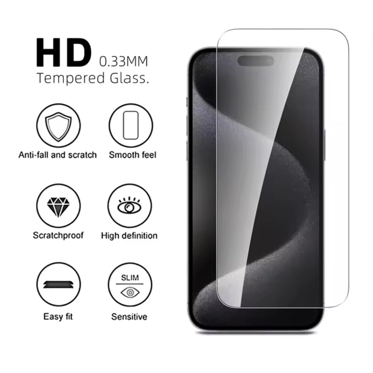 2.5D 9H Camera Lens Screen Protector